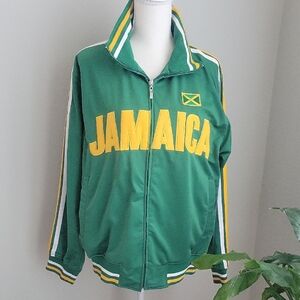 Jamaica Futbol Soccer Green and Yellow Jacket